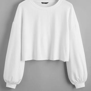 Long sleeve crop top